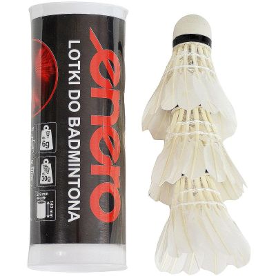 3. ENERO LED-Feder-Badminton-Shuttle, 3 Stück