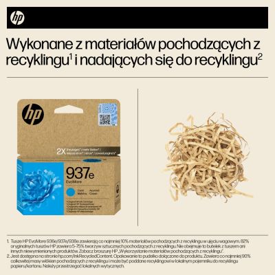 5. HP 937E EVOMORE CYAN/EN/DE/PL/CZ TINTENPATRONE