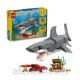 12. LEGO CREATOR 3-IN-1 31381 Bedrohlicher Hai und Schatztruhe