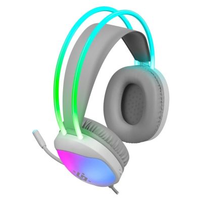 5. Defender Eclipse RGB-Kopfhörer mit Mikrofon, Weiß 62440