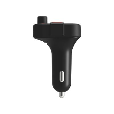 5. SAVIO TR-15 FM-Transmitter mit Display, Bluetooth und PD-Ladegerät USB-C USB-A Quick Charge, Bass Boost