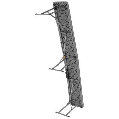 4. Klappbare Cateringbank 183 x 28 x 43 cm, Grau