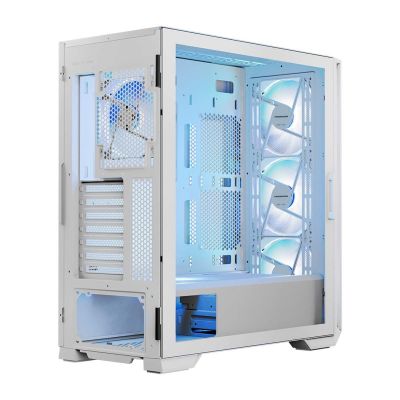 6. MODECOM HORIZON ARGB FLOW MIDI USB TYP-C GEHÄUSE WEISS