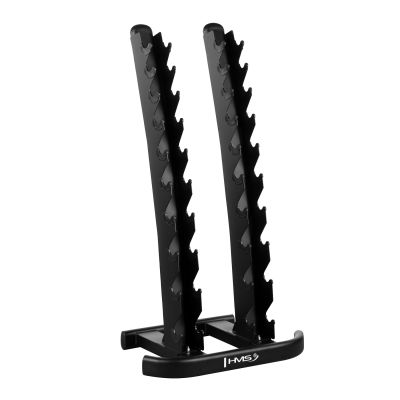 5. HPT Polyurethan-Hantelset 2 x 1 - 10 kg (110 kg) + STR37 HMS Ständer