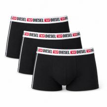 Diesel Herren Shawn 3er-Pack Boxershorts Schwarz, modische Baumwolle