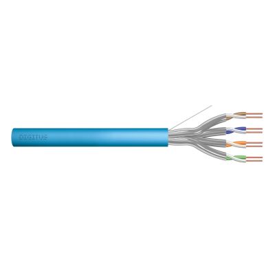 9. DIGITUS Installationskabel Cat.6A U-FTP blau 100 m
