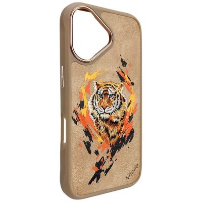 5. Nimmy Tiger MagSafe Hülle für iPhone 16 – braun