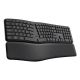 11. TRUST Keyra kabellose ergonomische Multigeräte-Tastatur