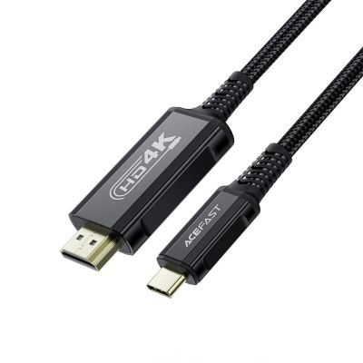 2. Acefast C1 USB-C/HDMI-Videokabel 4K 60 Hz HDR 1,8 m – Schwarz