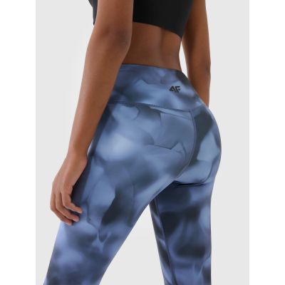 6. 4F Trainingsleggings mit hoher Taille für Damen 4FRSS25TFTIF408-91A