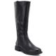 Damen-Lederstiefel, klassisch schwarz, Sergio Leone KZ-528-S