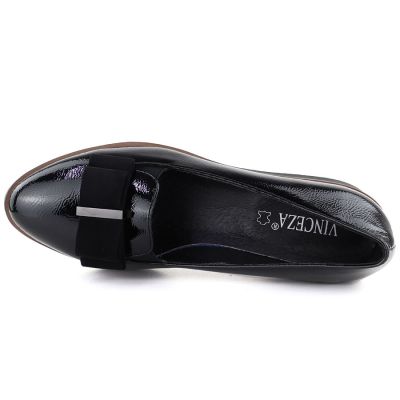 3. Damen-Lacklederschuhe mit hohem Absatz, schwarz, Vinceza 58630