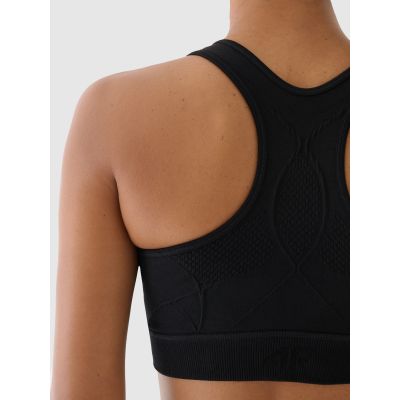 8. 4F x Anna Lewandowska Nahtloser Trainings-BH mit mittlerem Halt 4F 4FALSAW24USBAF169-20S