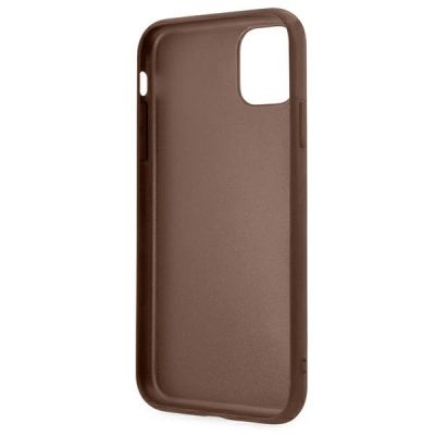 7. Guess 4G Metal Gold Logo Case für iPhone 11 / Xr 6.1" - Braun