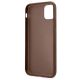 7. Guess 4G Metal Gold Logo Case für iPhone 11 / Xr 6.1" - Braun