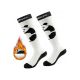 Qunature weiße Panda-Wintersocken, Größe 28–31