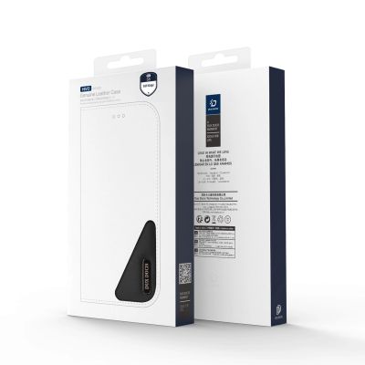 3. Dux Ducis Hivo Samsung Galaxy S25 Edge Hülle mit Klappdeckel und RFID-Schutz - Schwarz