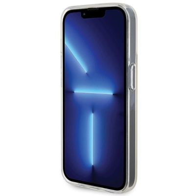 5. Guess IML Faceted Mirror Disco Iridescent Hülle für iPhone 14 Pro – mehrfarbig
