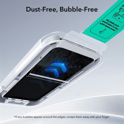 3. ESR UltraFit Panzerglas 2er-Pack für iPhone 17 Pro - transparent