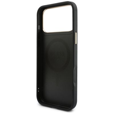 7. Guess 4G MagSafe-Wallet-Case für iPhone 18 Pro / 17 Pro – Schwarz