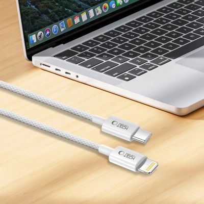 5. Tech-Protect UltraBoost USB-C / Lightning PD27W/3A Kabel 100 cm – Grau