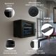 19. Extralink LITE 6U 530x400 Wand-Rackschrank Schwarz Freistehend/Wand-/Bodenrack Schwarz