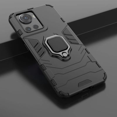 7. Ring Armor gepanzerte Hybrid-Hülle + magnetischer Halter für OnePlus Ace schwarz