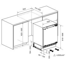 MPM-116-CJI-17/E weißer Einbaukühlschrank