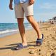 6. Herren-Flip-Flops Big Star in Marineblau für Strand und Pool RR174A045