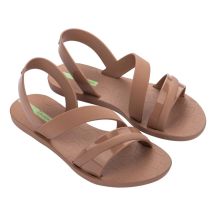 Ipanema Damen-Sandalen, Modell Vibrant Sandal Fem, modisch und bequem, braunes Gummi