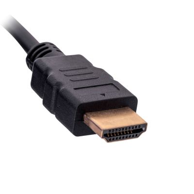 6. Lanberg AD-0017-BK Adapter (HDMI M - D-Sub (VGA) F; 0,20 m; schwarze Farbe)