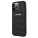 2. AMG Lederhülle mit geprägten Linien für iPhone 13 Pro / iPhone 13 – Schwarz