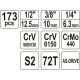 5. Steckschlüsselsatz 1/2", 1/4", 3/8", 173-teilig, YT-38931, YATO