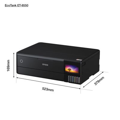 21. Epson EcoTank ET-8550 A3 Tintenstrahl-Multifunktionsdrucker 5760 x 1440 DPI 32 Seiten pro Minute WLAN