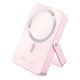 Verbatim Charge 'n' Go Magnetischer kabelloser Lithium-Polymer-Akku (LiPo) 10000 mAh, kabellos aufladbar, Pink