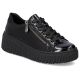 17. Rieker W N2501-00 schwarze Keilschuhe