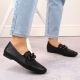 5. Bequeme Lederschuhe mit Kette Remonte W RKR645 schwarz