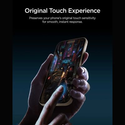 8. Spigen Glas.tR EZ Fit Pro HD AC 2er-Pack Panzerglas für iPhone 18 Pro / 17 Pro / 17 / 16 Pro