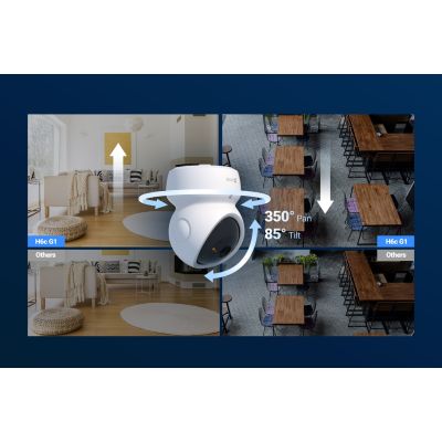 9. EZVIZ H6c G1 4K Sphärische IP-Sicherheitskamera für den Innenbereich 3840 x 2160 px Decke/Wand/Schreibtisch