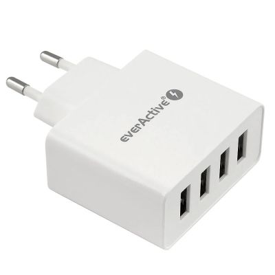 2. EVERACTIVE 4xUSB 5A Wandladegerät - Weiß SC-400
