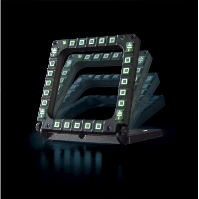 7. THRUSTMASTER MFD COUGAR 2960708 Cockpit Panel Kit (PC; Schwarz)