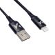 3. Wozinsky Kabel USB Kabel - Lightning 2.4A 1m schwarz (WUC-L1B)