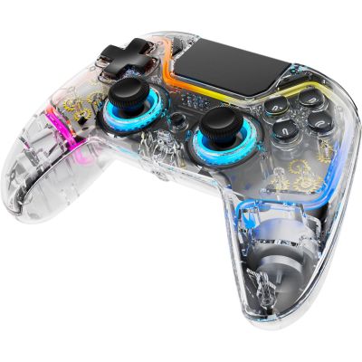 11. Deltaco Gaming GAM-169-T Transparenter Bluetooth/USB-Gamecontroller für Android, Nintendo Switch, PC, PlayStation 4 und iOS