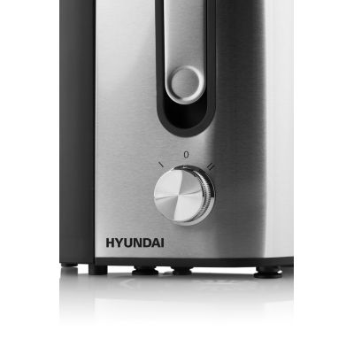3. Hyundai JE 337II Zentrifugalentsafter 400W Schwarz, Edelstahl