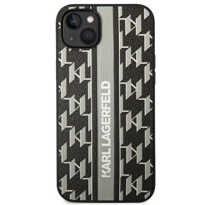3. Karl Lagerfeld KLHCP14MPGKLSKG iPhone 14 Plus 6.7" Hardcase Grau/Grau Monogram Stripe