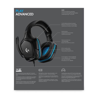 7. Logitech 981-000770 Kopfhörer mit Mikrofon (Schwarz)
