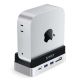 3. Orico MiniDock 10-in-1 Dockingstation mit SSD-Festplatteneinschub – Silber