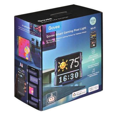 5. Govee H8630 Gaming Pixel Light | LED-Panel | 185 x 150 x 35 mm, 1024 LEDs, 2,4-GHz-WLAN + Bluetooth