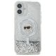 3. Karl Lagerfeld Liquid Glitter Karl Head Magsafe Hülle für iPhone 16 – transparent