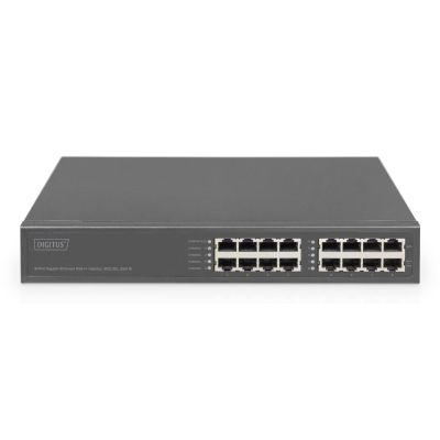 10. Digitus Injector 8-Port Gigabit Ethernet PoE+, 802.3bt, 250 W